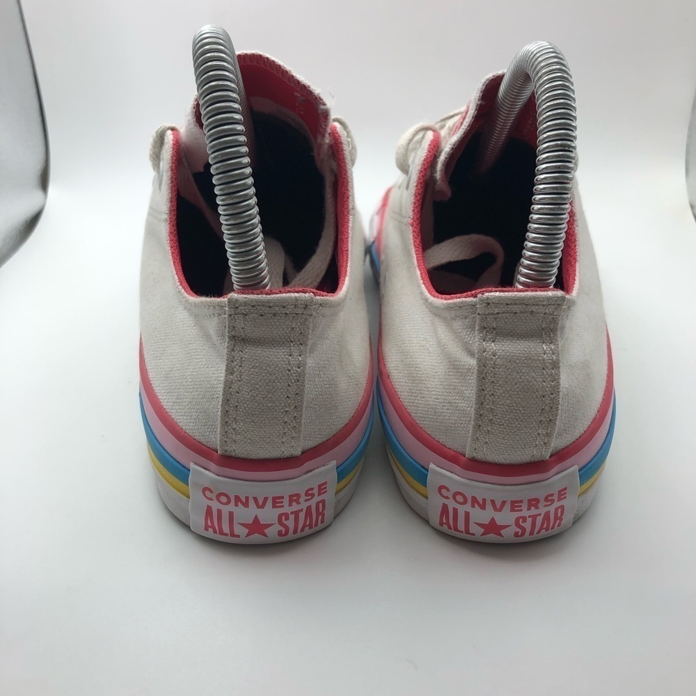 Converse beige womens sneakers size 4Y/ womens 6 - Picture 6 of 9
